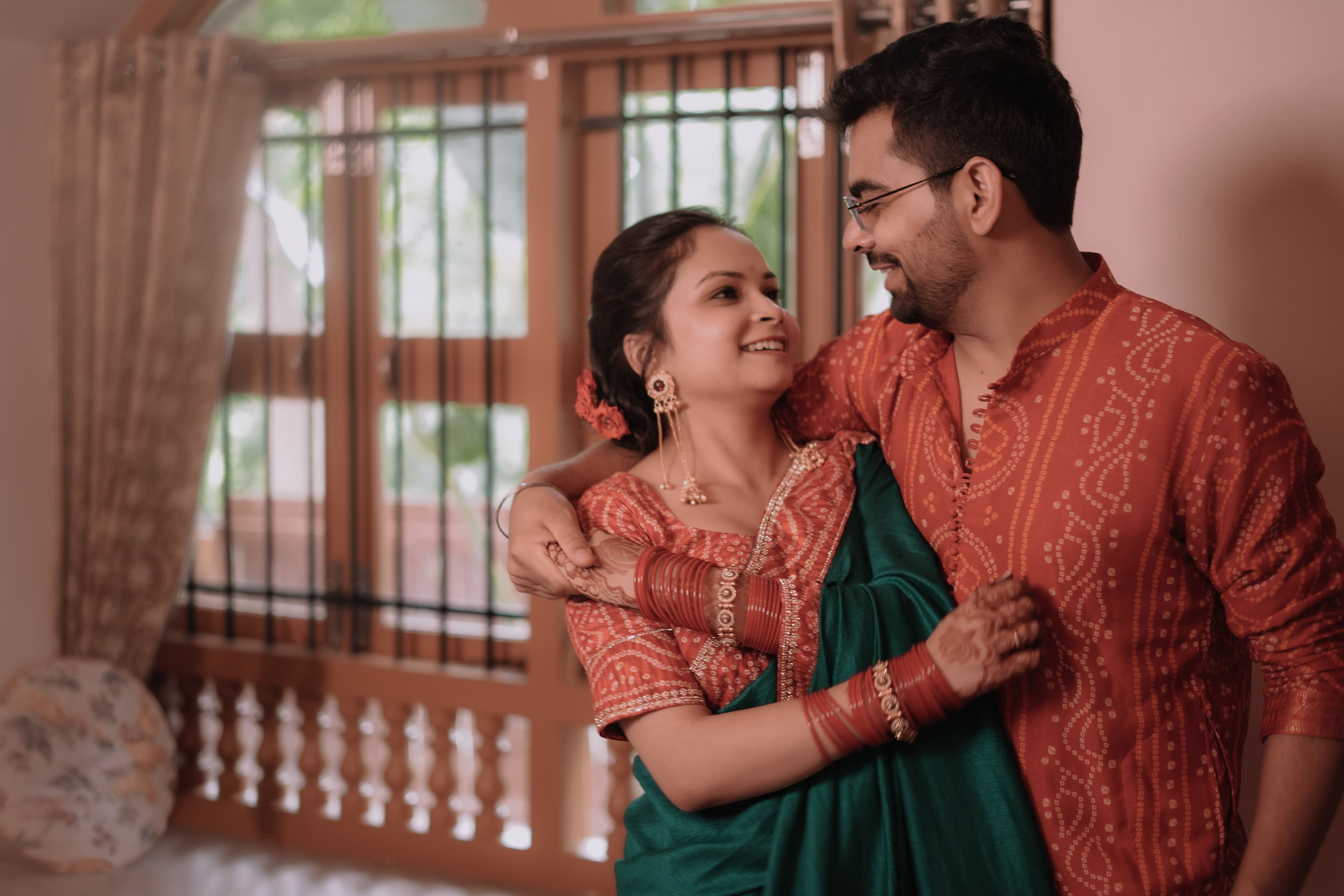 Pre-wedding moment