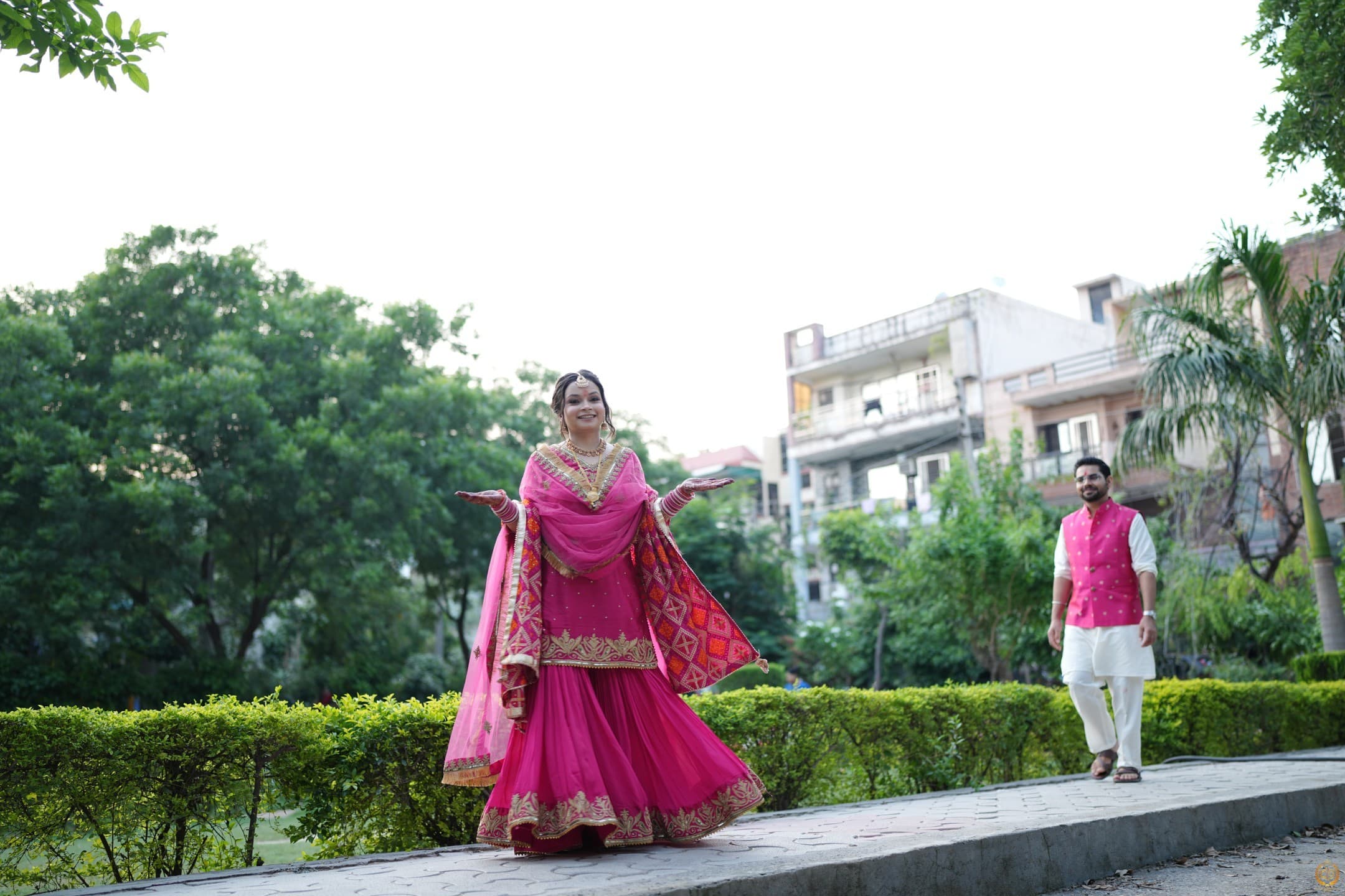 Pre-wedding moment