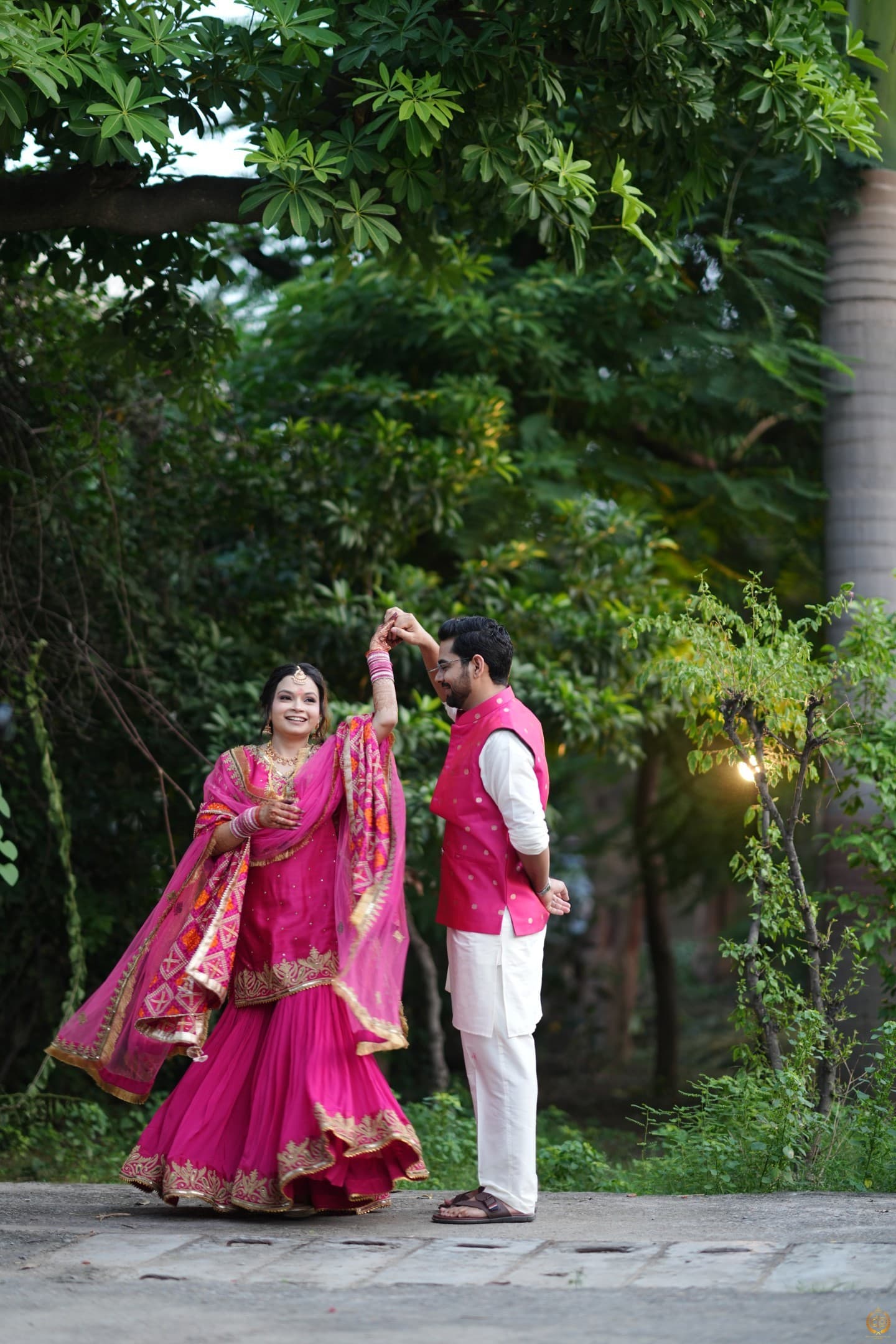Pre-wedding moment