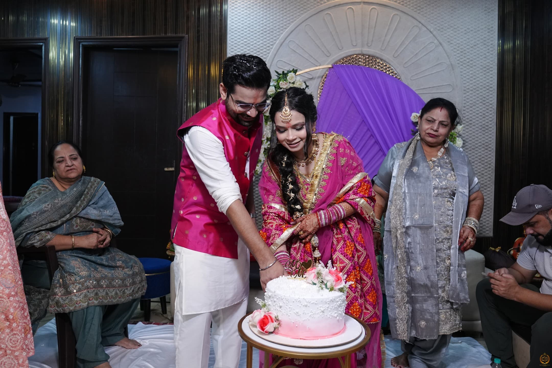 Pre-wedding moment